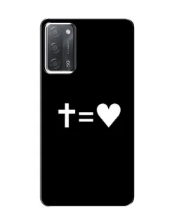 Чохол для OPPO A55 з картинкою «Хрест та Серце»