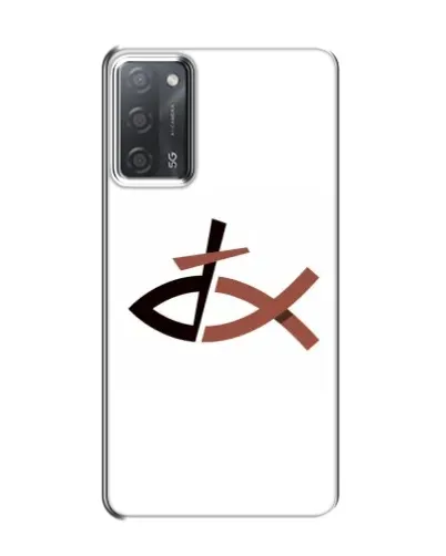 Чохол для OPPO A55 з картинкою «Риба та хрест» Чохол для OPPO A55 з картинкою «Риба та хрест»