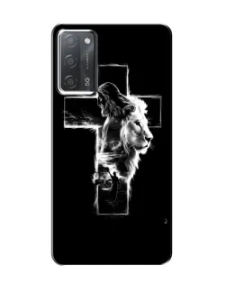 Чехол для OPPO A55 с картинкой «Сияющий крест Jesus»