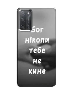 Чехол для OPPO A55 с картинкой «Бог не бросит»