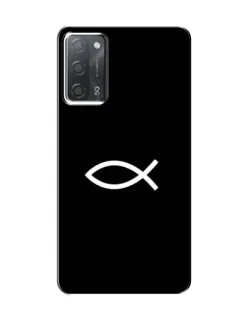 Чехол для OPPO A55 с картинкой «Символ рыбы Jesus»
