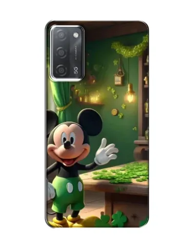 Чехол для OPPO A55 с картинкой «Микки в мастерской» Чехол для OPPO A55 с картинкой «Микки в мастерской»