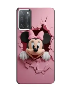 Чехол для OPPO A55 с картинкой «Минни сквозь стену»
