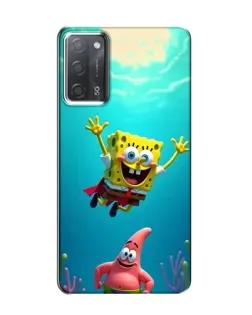 Чохол для OPPO A55 з картинкою «Спанч Боб під водою» Чохол для OPPO A55 з картинкою «Спанч Боб під водою»