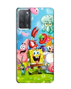 Чохол для OPPO A55 з картинкою «Губка Боб та друзі» Чохол для OPPO A55 з картинкою «Губка Боб та друзі»