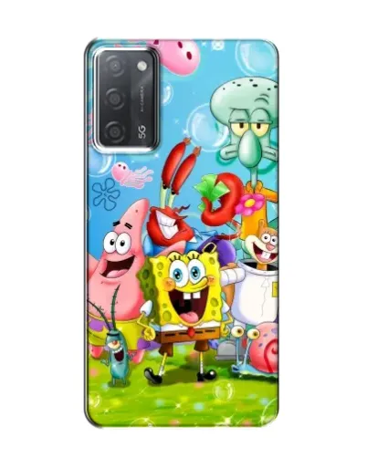 Чохол для OPPO A55 з картинкою «Губка Боб та друзі» Чохол для OPPO A55 з картинкою «Губка Боб та друзі»