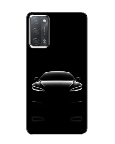 Чохол для OPPO A55 з картинкою «Силует Tesla Night»