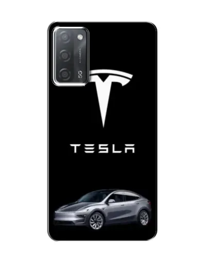 Чохол для OPPO A55 з картинкою «Tesla Model Y»