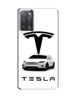 Чехол для OPPO A55 с картинкой «Tesla White Style»
