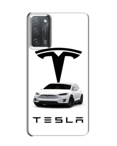 Чохол для OPPO A55 з картинкою «Tesla White Style»