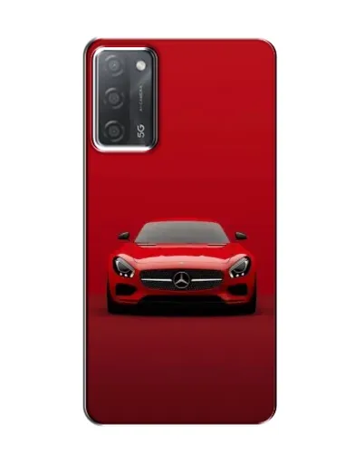Чехол для OPPO A55 с картинкой «Красный Mercedes AMG»
