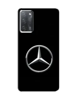 Чехол для OPPO A55 с картинкой «Mercedes классический лого»