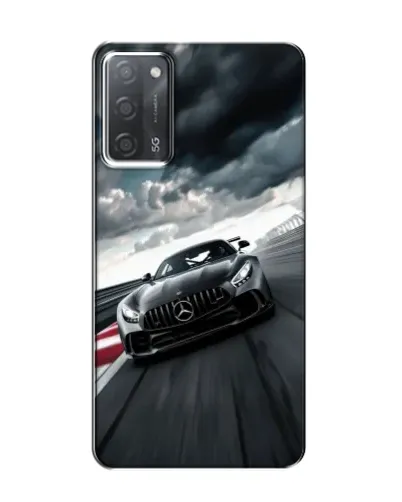 Чехол для OPPO A55 с картинкой «Гоночный Mercedes AMG»