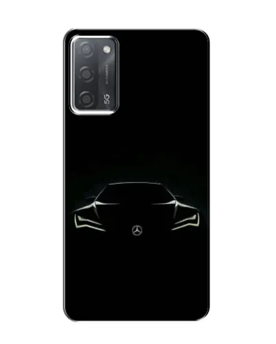 Чехол для OPPO A55 с картинкой «Mercedes — силуэт авто» Чехол для OPPO A55 с картинкой «Mercedes — силуэт авто»
