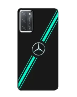 Чехол для OPPO A55 с картинкой «Спортивные линии Mercedes»