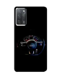 Чохол для OPPO A55 з картинкою «Салон Audi — кермо»
