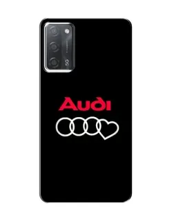 Чохол для OPPO A55 з картинкою «Логотип Audi Heart»