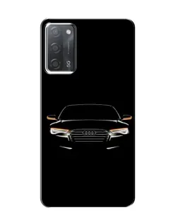 Чохол для OPPO A55 з картинкою «Audi — нічний контур»