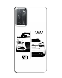 Чохол для OPPO A55 з картинкою «Audi — контрастний дизайн»