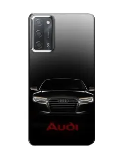 Чохол для OPPO A55 з картинкою «Audi — градієнтний контур»