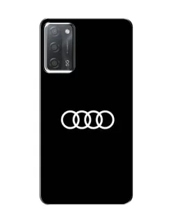 Чохол для OPPO A55 з картинкою «Audi White Logo»