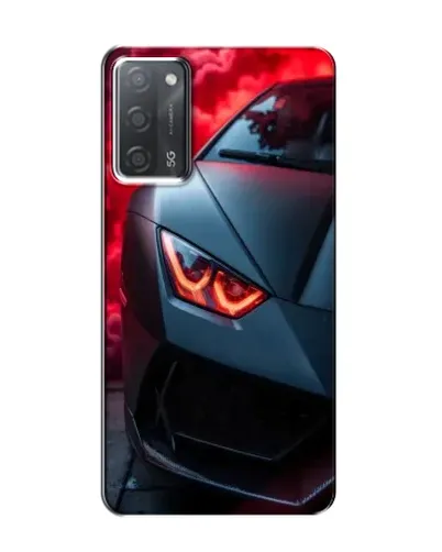 Чохол для OPPO A55 з картинкою «Lamborghini червоне сяйво»