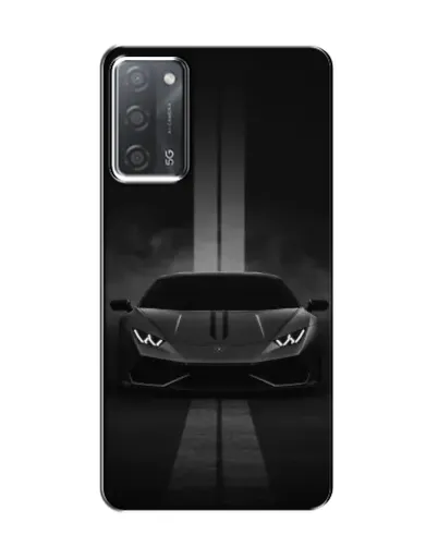 Чохол для OPPO A55 з картинкою «Lamborghini симетрія доріг»