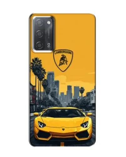 Чохол для OPPO A55 з картинкою «Жовтий Lamborghini місто» Чохол для OPPO A55 з картинкою «Жовтий Lamborghini місто»