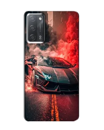 Чохол для OPPO A55 з картинкою «Lamborghini червоний дим» Чохол для OPPO A55 з картинкою «Lamborghini червоний дим»