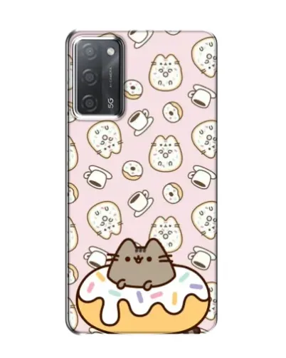 Чехол для OPPO A55 с картинкой «Пушин на пончике» Чехол для OPPO A55 с картинкой «Пушин на пончике»