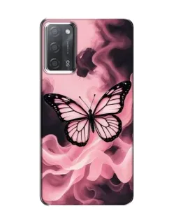 Чохол для OPPO A55 з картинкою «Метелик у диму» Чохол для OPPO A55 з картинкою «Метелик у диму»