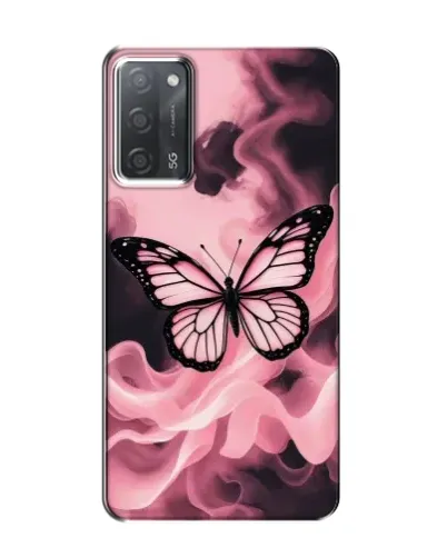 Чохол для OPPO A55 з картинкою «Метелик у диму» Чохол для OPPO A55 з картинкою «Метелик у диму»
