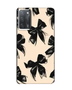 Чохол для OPPO A55 з картинкою «Патерн чорні банти» Чохол для OPPO A55 з картинкою «Патерн чорні банти»