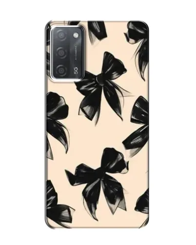 Чохол для OPPO A55 з картинкою «Патерн чорні банти» Чохол для OPPO A55 з картинкою «Патерн чорні банти»