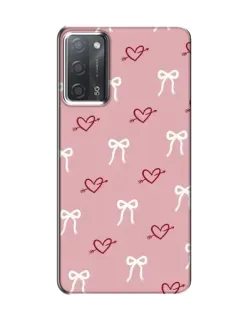 Чохол для OPPO A55 з картинкою «Серця та банти»