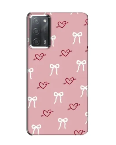 Чохол для OPPO A55 з картинкою «Серця та банти» Чохол для OPPO A55 з картинкою «Серця та банти»