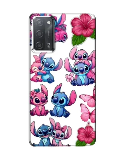 Чохол для OPPO A55 з картинкою «Стікери Stitch та Angel» Чохол для OPPO A55 з картинкою «Стікери Stitch та Angel»