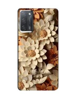 Чохол для OPPO A55 з картинкою «Бежевий флористичний декор» Чохол для OPPO A55 з картинкою «Бежевий флористичний декор»