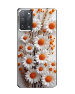Чохол для OPPO A55 з картинкою «Білі сухоцвіти» Чохол для OPPO A55 з картинкою «Білі сухоцвіти»