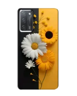 Чохол для OPPO A55 з картинкою «Соняшник та ромашка» Чохол для OPPO A55 з картинкою «Соняшник та ромашка»
