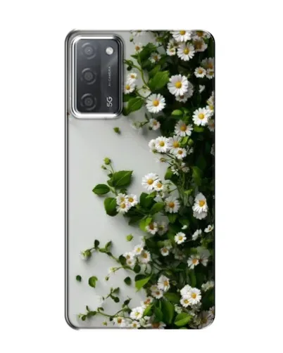 Чохол для OPPO A55 з картинкою «Гілка дрібних білих квітів»