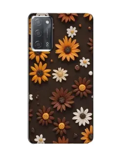 Чохол для OPPO A55 з картинкою «Візерунок з маленьких соняшників» Чохол для OPPO A55 з картинкою «Візерунок з маленьких соняшників»