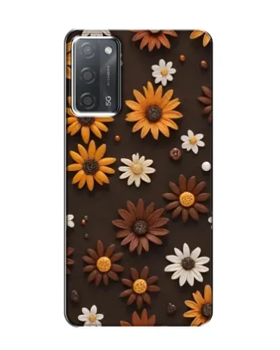 Чохол для OPPO A55 з картинкою «Візерунок з маленьких соняшників» Чохол для OPPO A55 з картинкою «Візерунок з маленьких соняшників»