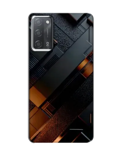 Чохол для OPPO A55 з картинкою «Чорні геометричні блоки» Чохол для OPPO A55 з картинкою «Чорні геометричні блоки»
