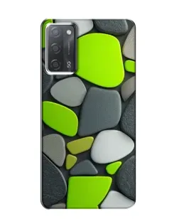 Чохол для OPPO A55 з картинкою «Яскрава неонова галька»