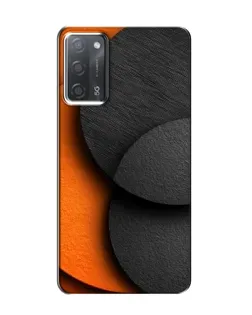 Чохол для OPPO A55 з картинкою «Геометрія помаранчевих кіл»