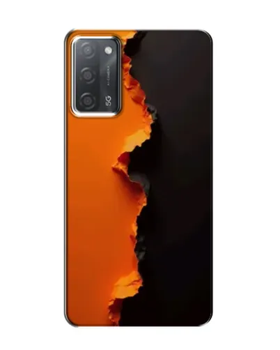 Чохол для OPPO A55 з картинкою «Помаранчевий розлом» Чохол для OPPO A55 з картинкою «Помаранчевий розлом»