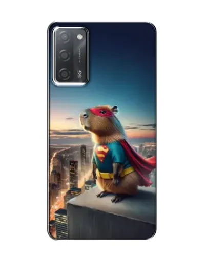 Чохол для OPPO A55 з картинкою «Капі-мен супергерой»