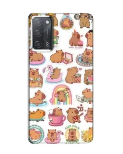 Чохол для OPPO A55 з картинкою «Капібари набір» Чохол для OPPO A55 з картинкою «Капібари набір»