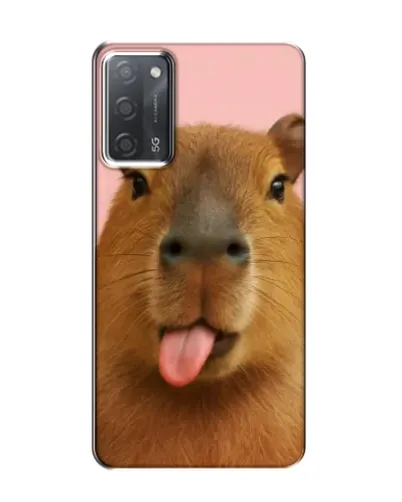 Чохол для OPPO A55 з картинкою «Капібара з язиком»